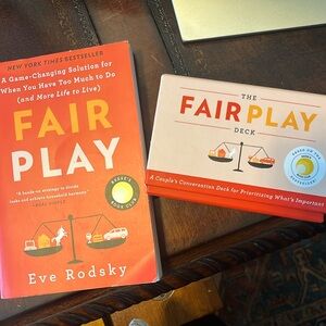 Fair Play Book and Card Deck - great condition